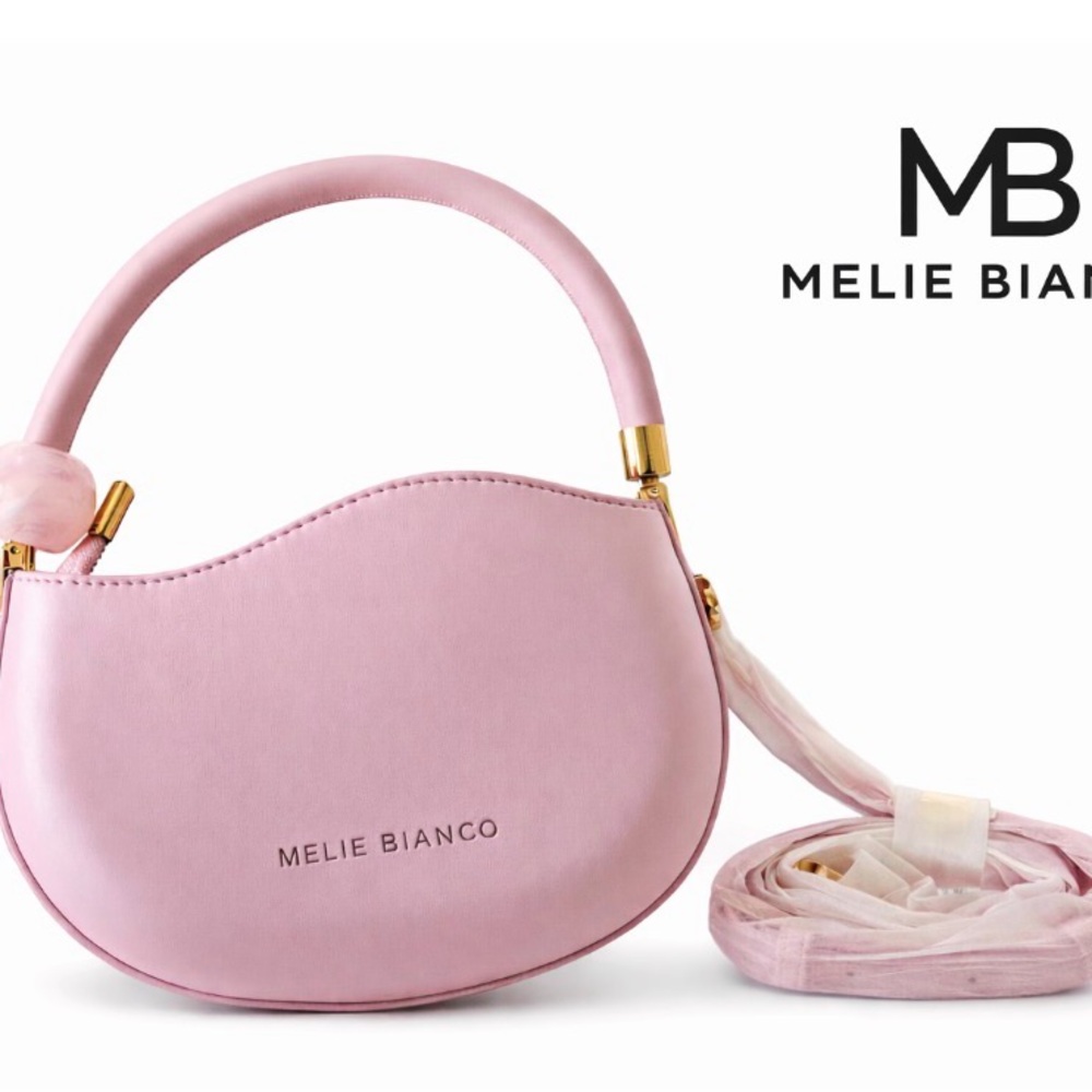 Melie Bianco Soft Pink Shoulder Bag